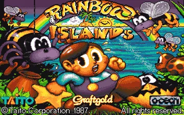 Rainbow Islands screen shot title